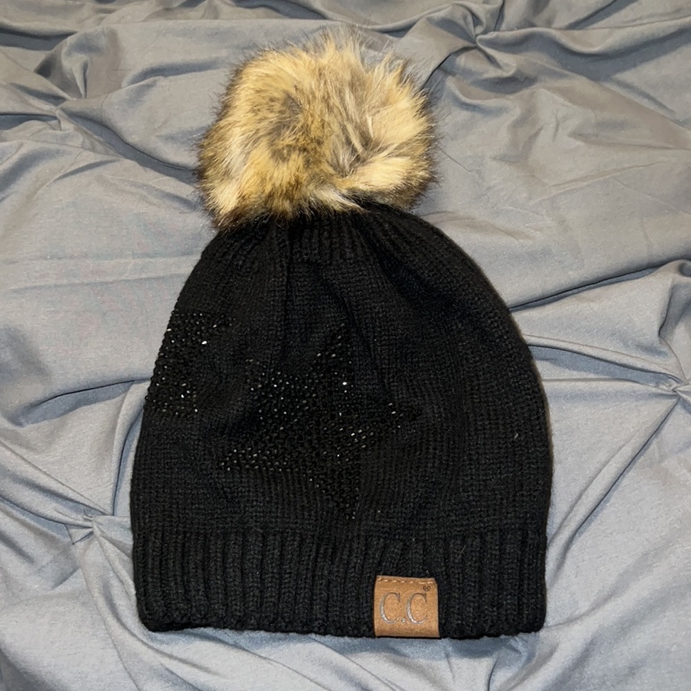 Set Of 4 C.C Hats All But One Were Worn Once, Bla… - image 2